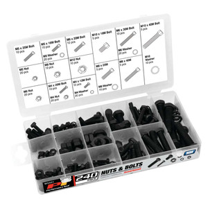 Performance Tool Metric Nuts & Bolts Assortment (240 Piece) - W5331