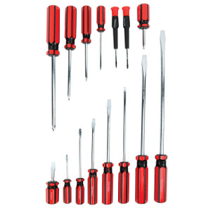 Performance Tool Magnetic Tip Screwdriver Set (15 Piece) - W80005