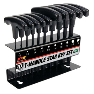 Performance Tool T-Handle Star Drive Set with Storage Tray (10 Piece) - W80276
