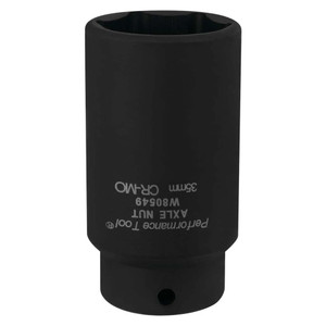Performance Tool 1/2" Drive 35mm FWD Axle Nut Socket - W80549