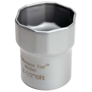 Performance Tool 1/2" Drive 2-1/2" 4WD Lock Nut Socket Rounded Hex Style - W83244