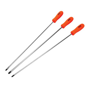 Performance Tool Long Shaft Screwdriver Set (3 Piece) - W924