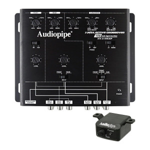 Audiopipe 3-Way Active Crossover - 15 Volt Line Driver - XV-3-V15XP
