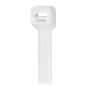 Pacer 11" Cable Tie - Natural Color - 50lb Tensile Strength - 3" Bundle Diameter - 100 Piece Bag - CT3S-100
