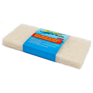 Star brite Large Scrub White Pad - Fine Texture - 40125