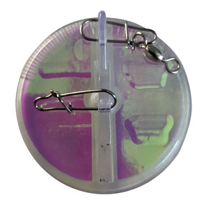 Luhr-Jensen 2-1/4" Dipsy Diver - Clear/Clear Bottom Moon Jelly - 5560-030-2507