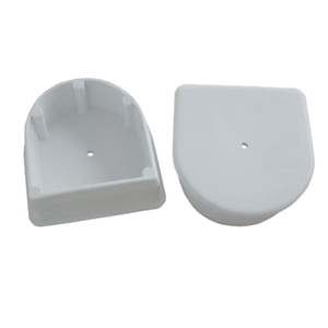Dock Edge Large End Plug - White *2-Pack - DE1026F