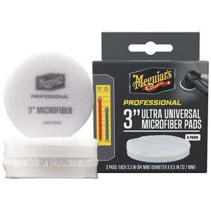 Meguiar's Professional 3" Ultra Universal Microfiber Pads *3-Pack - M3MFP3