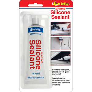 Star brite Marine Silicone Sealant - White - 2.8 oz - 82101