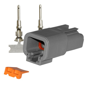 Pacer DTP Deutsch Receptacle Repair Kit - 14-12 AWG (2 Position) - TDTP04F-2RP