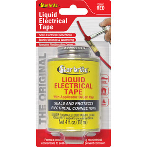 Star brite Liquid Electrical Tape - Red - 4 oz - 84105