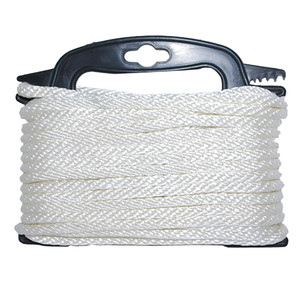Attwood Braided Nylon Rope - 3/16" x 100' - White - 117553-7