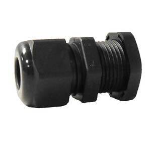 Trident Marine 3/8" Straight Thru-Fitting f/Use w/LPG Copper Tubing or Solenoid Wiring - 1438-8876