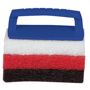 Star brite Multi-Texture Scrub Pad Kit w/Interchangeable Handle - 3 Pads - 40023