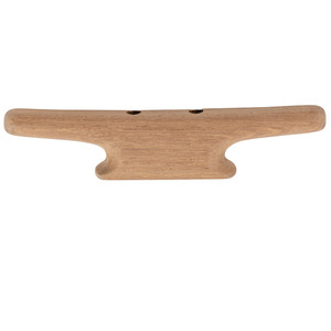 Whitecap 8" Cleat - Teak - 60402