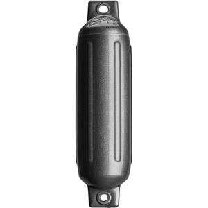 Polyform G-1 Twin Eye Fender 3.5" x 12.8" - Metallic Graphite - G-1 METALLIC GRAPHITE