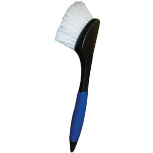Star brite Stiff Deck Brush w/Long Handle - Heavy-Duty Marine Scrubber - 40115