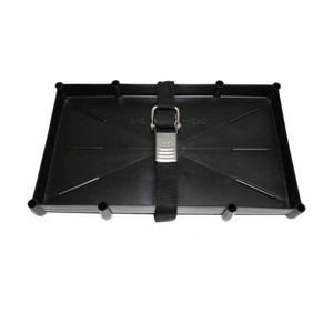 T-H Marine 31 Series Battery Holder Tray w/Stainless Buckled Strap - NBH-31-SSC-DP
