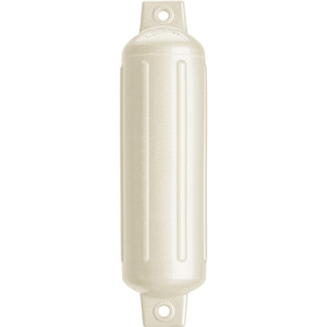Polyform G-2 Twin Eye Fender 4.5" x 15.5" - Metallic White - G-2 METALLIC WHITE