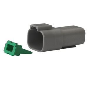 Pacer Deutsch DT Receptacle & Wedge Lock Kit - 4 Position - 10 Pack - TDT04-4P-10