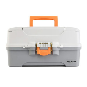 Plano Three-Tray Tackle Box - Light Grey/Dark Grey - P000406
