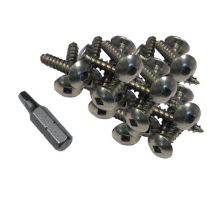 Dock Edge Stainless Steel Profile Fasteners 100 PCS 1" - DE1006F