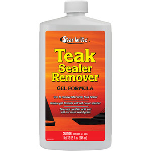 Star brite Teak Sealer Remover - Gel Formula - Citrus Scent - 32 oz - 89332