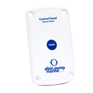 Albin Group Marine Control Panel Standard Electric Toilet - 07-66-023