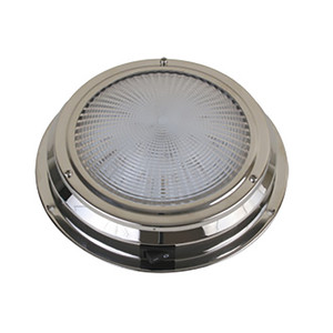 Scandvik LED Dome Light - Traditional - Stainless Steel - 5.5" - 12V - 41324P