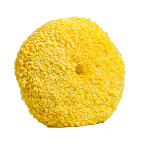 Lake Country Yellow Twisted Acrylic & Wool Pad 8" x 1.5" Quick Disconnect - 35-555-QD-LC
