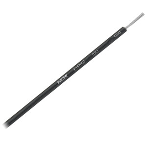 Pacer Black 8 AWG Primary Wire - 25'  - WUL8BK-25