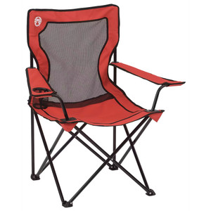 Coleman Broadband Mesh Quad Chair - Red - 2000020258