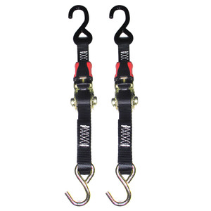 Rod Saver Rubber Ratchet Tie-Down - 1" x 4' - Pair - RTD4