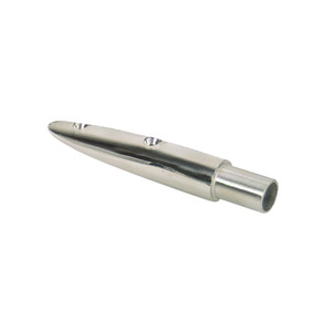 Whitecap 16-1/2 Degree Rail End (End-Out) - 316 Stainless Steel - 7/8" Tube O.D. - 6050