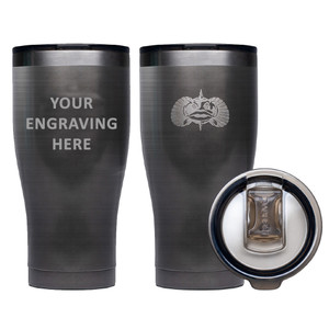Toadfish Custom Engraved Non-Tipping 20oz Tumbler - Graphite *Minimum Order Quantity of 25 - TFNOTIP20OZTUM-ENGRAVING-GRAPH