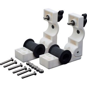 Sea-Dog Removable Round Rail Mount Clamps - Injection Molded Nylon/EDPM/Stainless Steel - 327199-1