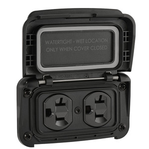 Scanstrut Ventura Series Dual AC Outlet - 125V - 20A - SC-V-P1