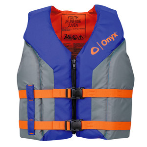 Onyx Shoal All Adventure Youth Life Jacket - Blue - 121000-500-002-26