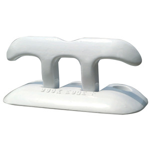 Dock Edge Flip Up Dock Cleat 8" - White - DE2608WF
