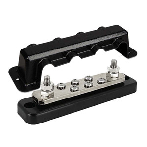 Victron Busbar 250A 2P w/6 Screws & Cover - VBB125020620