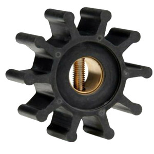 Jabsco Impeller Kit - Neoprene - 10 Blade - 2" Diameter x 7/8" Wide - Slotted Shaft Pin Drive - Brass Insert - 15/32" Shaft Diameter - 18653-0001-P