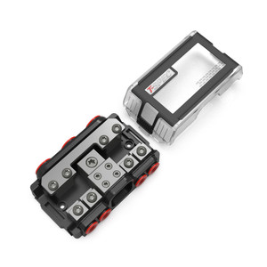 T-Spec VPNB4 MANL 4 Position All-In-One Distribution Block w/Cover - VPNB4