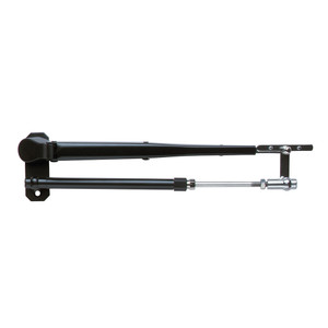Marinco Wiper Arm, Deluxe Black Stainless Steel Pantographic - 12"-17" Adjustable - 33032A