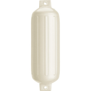 Polyform G-5 Twin Eye Fender 8.8" x 26.8" - Metallic White - G-5 METALLIC WHITE