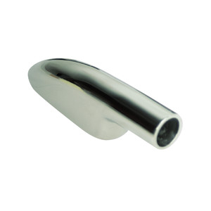 Whitecap End-Bottom Mounted 90 Degree - 316 Stainless Steel - 7/8" Tube O.D - 6090