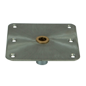 Springfield KingPin Standard Square Steel Base w/Brass - 7"x7" - 3620001-B