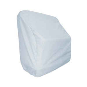 Carver Poly-Flex II Universal Reversible Seat Cover - 40"H x 35"W x 19"D - Grey - 84012F-10