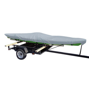 Carver Poly-Flex II Styled-to-Fit Cover f/10.5' Fishing Kayaks Trailerable- Grey - 4010F-10