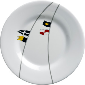 Marine Business Melamine Round Dessert Plate - REGATA - 7" Set of 6 - 12003C