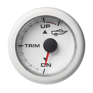 Veratron 52MM (2-1/16") OceanLink Engine Trim - Up/Down - White Dial & Bezel - A2C1065840001